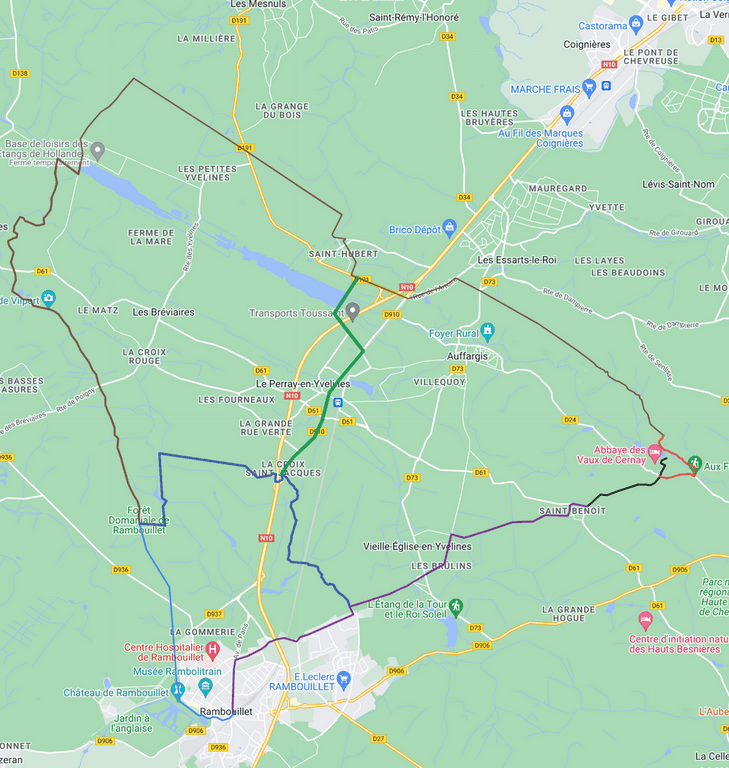 Boucle de 43km en forêt de Ramouillet par LocaCycles